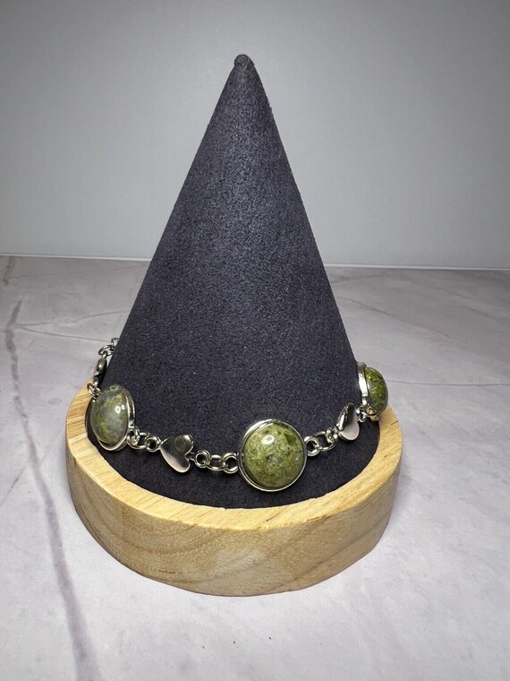 Boho Stackable, Adjustable Silver Bracelet, Ukint… - image 6