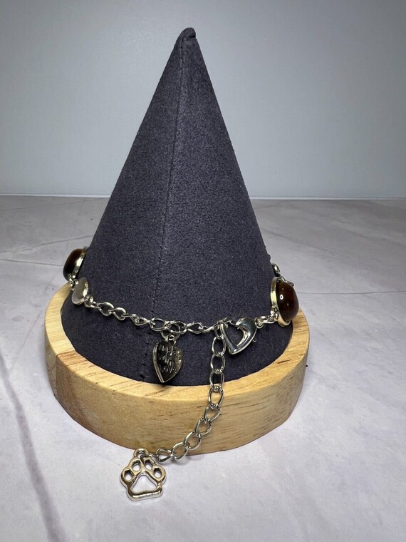 Boho Stackable, Adjustable Silver Bracelet, Tiger… - image 4