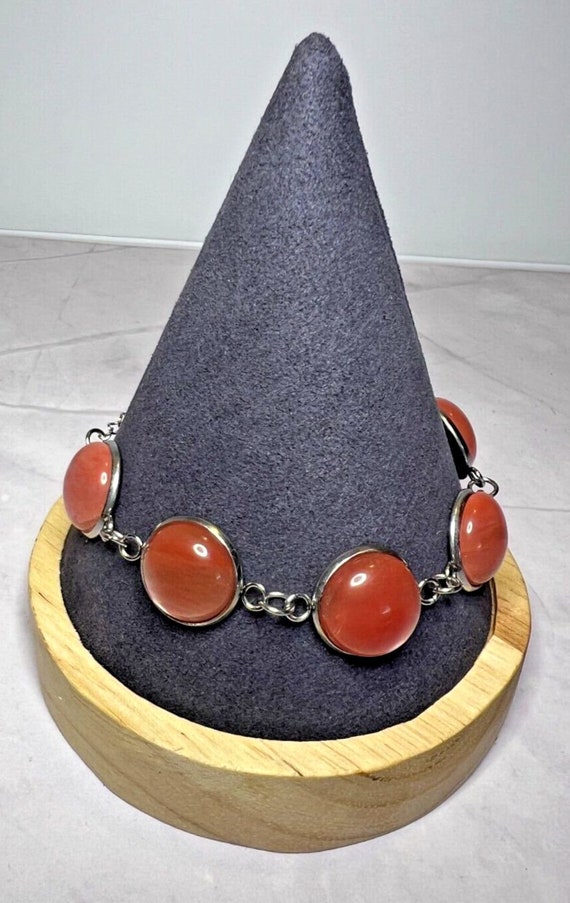 Boho Stackable, Adjustable Silver Bracelet, Cherr… - image 1