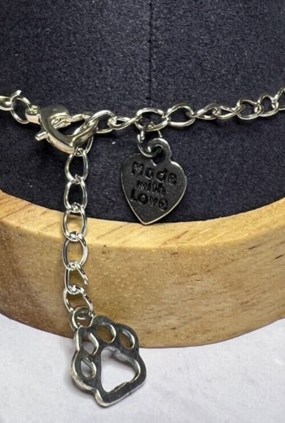 Boho Stackable, Adjustable Silver Bracelet, Green… - image 5