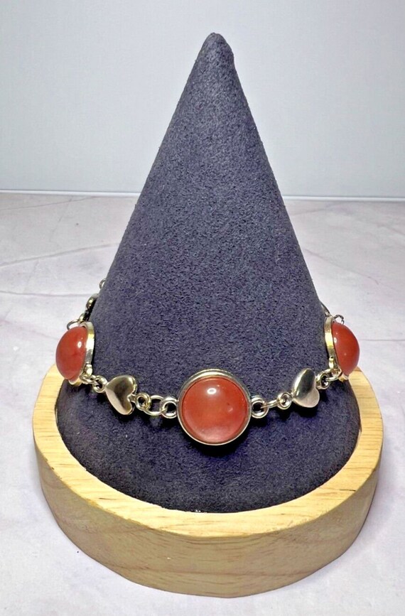 Boho Stackable, Adjustable Silver Bracelet, Cherr… - image 1