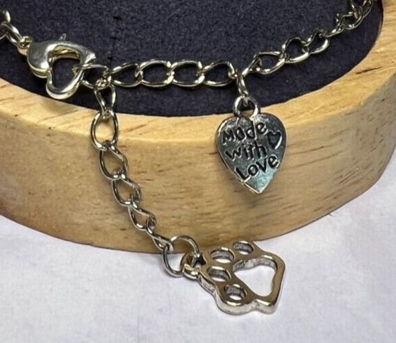 Boho Stackable, Adjustable Silver Bracelet, Lapis… - image 5