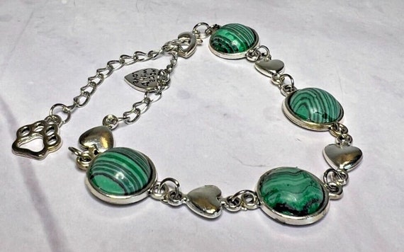 Boho Stackable, Adjustable Silver Bracelet, Malac… - image 1