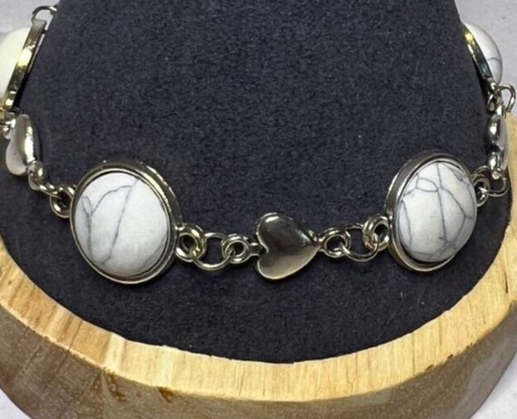 Boho Stackable, Adjustable Silver Bracelet, Natur… - image 2