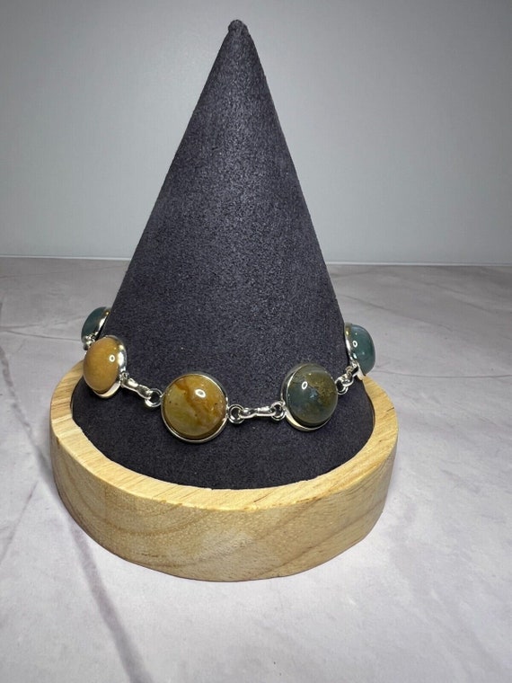 Boho Stackable, Adjustable Silver Bracelet, Multi… - image 2