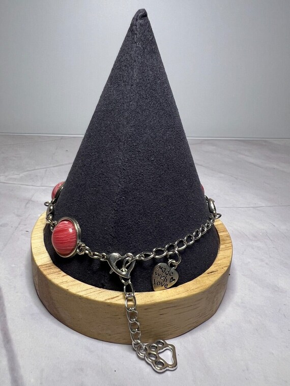 Boho Stackable, Adjustable Silver Bracelet, Rhodo… - image 4