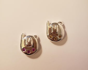 Sterling Silver 90s Tamagotchi Inspired Pendant, Digital Pet Pendant, Tamagotchi Jewelry, Tamagotchi Charm