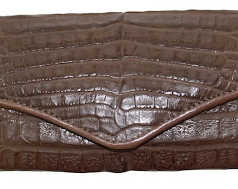 Genuine Crocodile clutch/crocodile handbags/crocodile bag/crocodile purse/crocodile clutch/woman's skin clutch/woman's accessories
