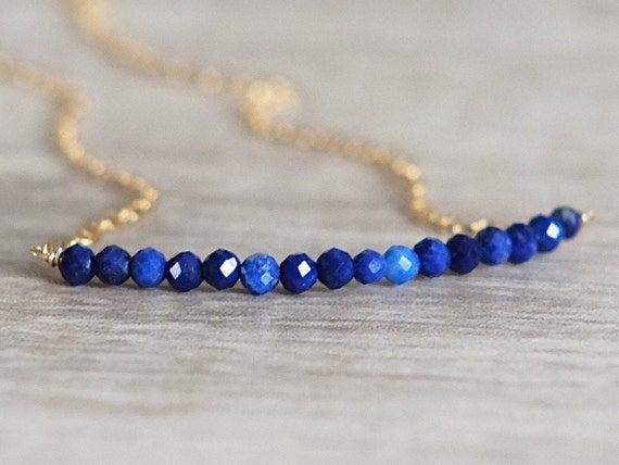 Delicate Lapis Lazuli Necklace