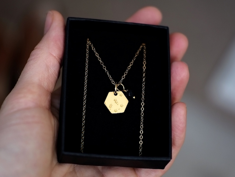 Gold Star Constellation Necklace image 8