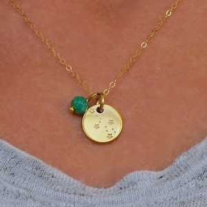 Gold Star Constellation Necklace image 3