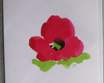 hand painted greeting cards with matching envelopes