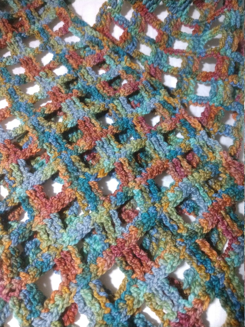 Earthy Rust Windows Scarf - Etsy