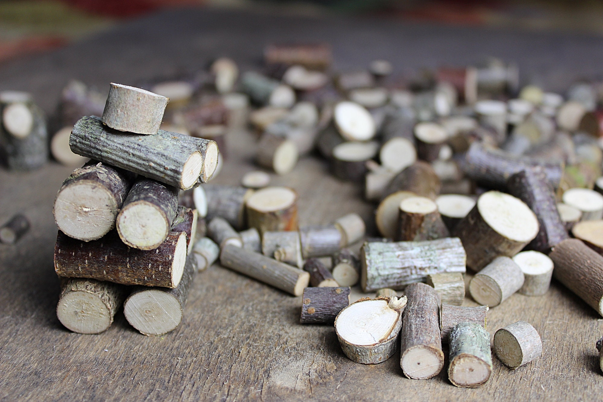 Small Wood Slice Wood Twigs Wood Pieces Wood Craft Supply Etsy Australia