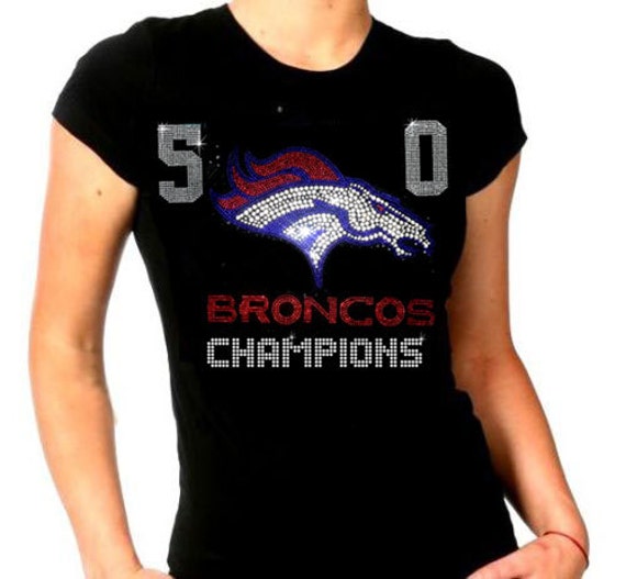 denver bronco bling shirt