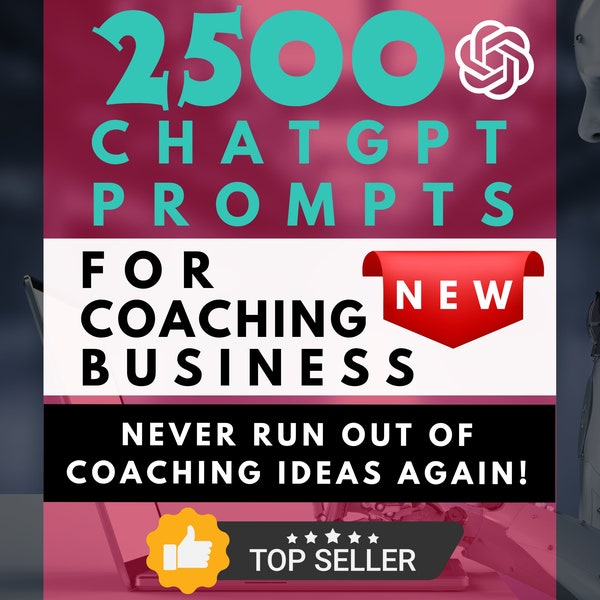 2500 ChatGPT Prompts for Coaching Business Over 50 Categories Chat GPT Prompts for Coaches and Teachers Copy & Paste Coaching Ideas and Tips