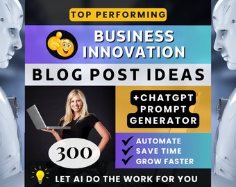 Blog post ideas for BUSINESS INNOVATION BLOG Chat gpt prompt generator for blog writing Blogging content ideas Passive income with Chatgpt