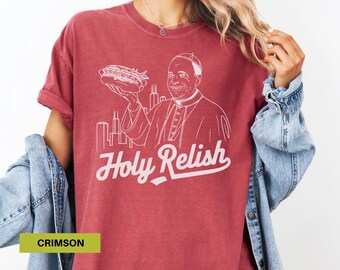 Funny pope shirt hot dog Comfort colors Chicago pope Leo XIV Graphic tees pope Leo First american pope tee shirt Robert Francis Prevost Gift