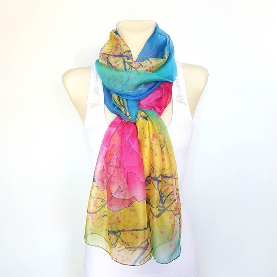 large silk scarves