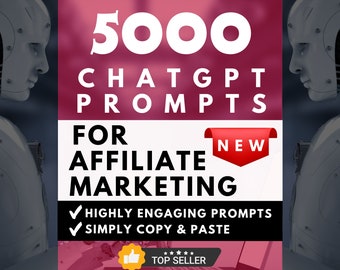 ChatGPT prompts for Affiliate Marketing Professionals Chat GPT prompts bundle Affiliate link building Content creation and tracking tips