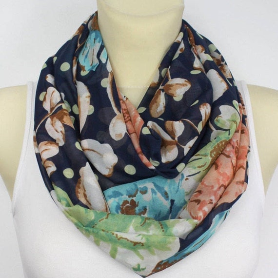 Infinity scarf women Silk scarfs women handmade Scarves for | Etsy