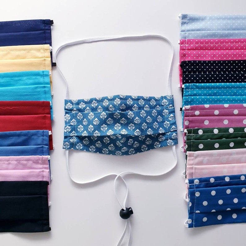 Facemask over head strap Face masks without ear loops Single Etsy