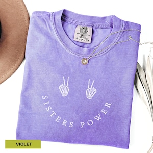 Sisters power Shirt, Cute Birthday Gift for Sister, Funny Sister Gift, TShirt for Sister In Laws Birthday Comfort Colors Shirt Siblings
