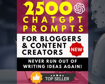 ChatGPT prompts for bloggers and content creators Chat GPT prompts for blogging, Prompts for a blog post Social media marketing for bloggers