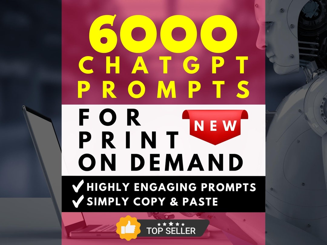 Chatgpt Prompts for POD Shop Owners Print on Demand Product - Etsy Ireland
