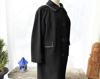 black funeral coat