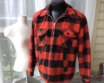 Fun Original Vintage Mid Century Sears Oakbrook Sportswear Red