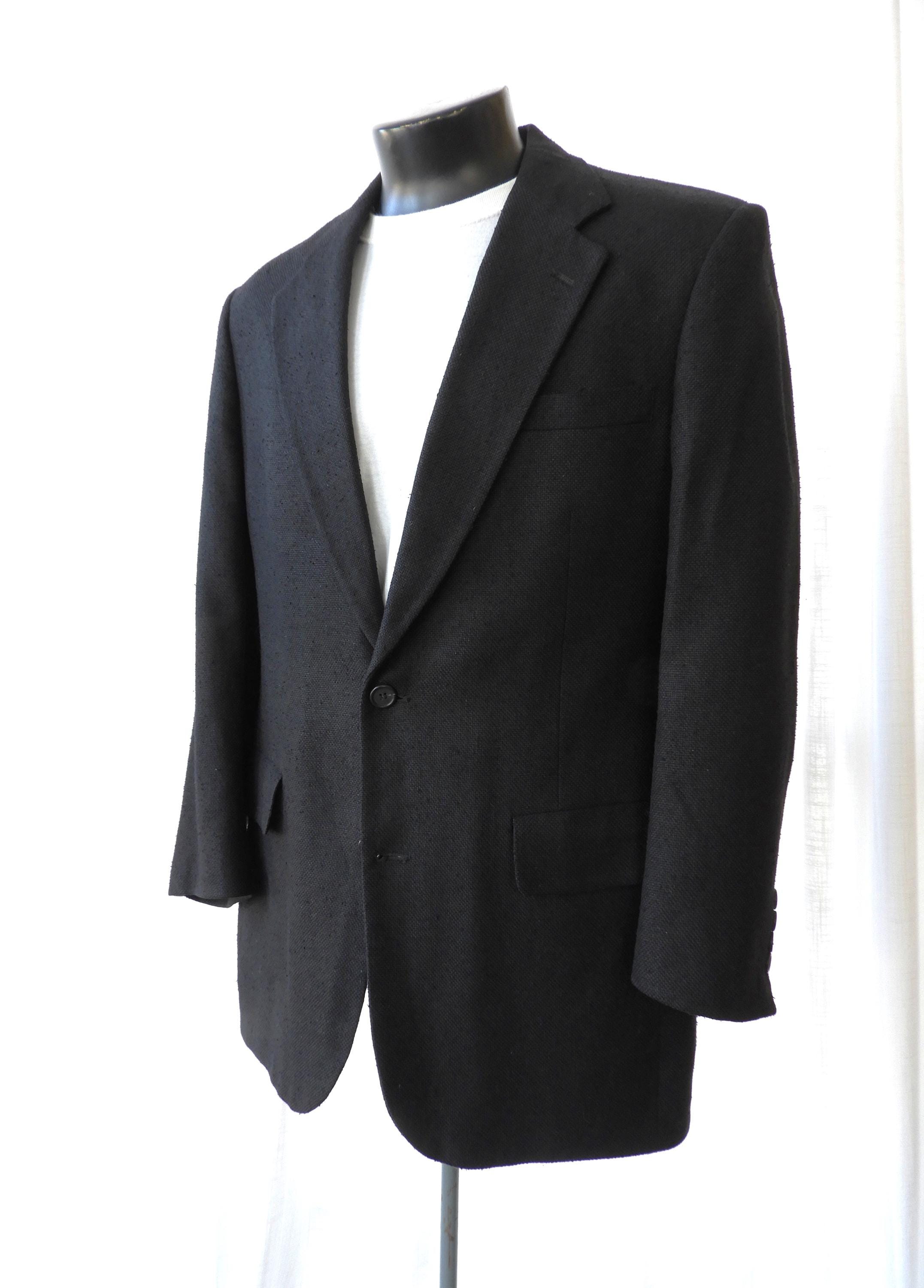 black dress coat for funeral Satin Peak Lapel - Slim Fit Suit - Grey Suit Jacket Black Pants main image 1