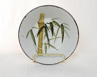 Vintage Midwinter Bamboo Stoneware Bowl | Wedgwood Rangoon, 6.5"