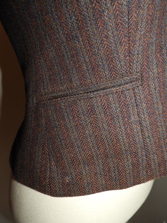 Vtg 1970's Ladies Short Wool Jacket, Vtg J. Galle… - image 8