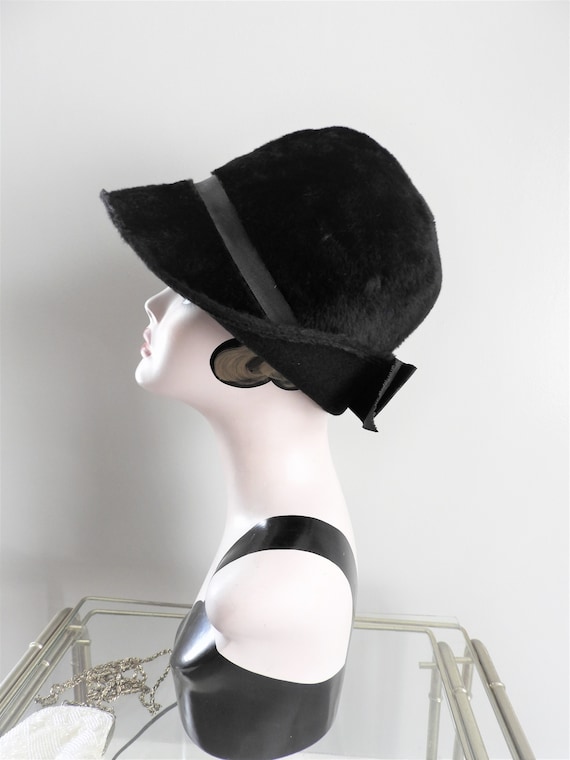 Vtg 1930's Cloche Hat, Flapper Era Hat, Vtg Depres