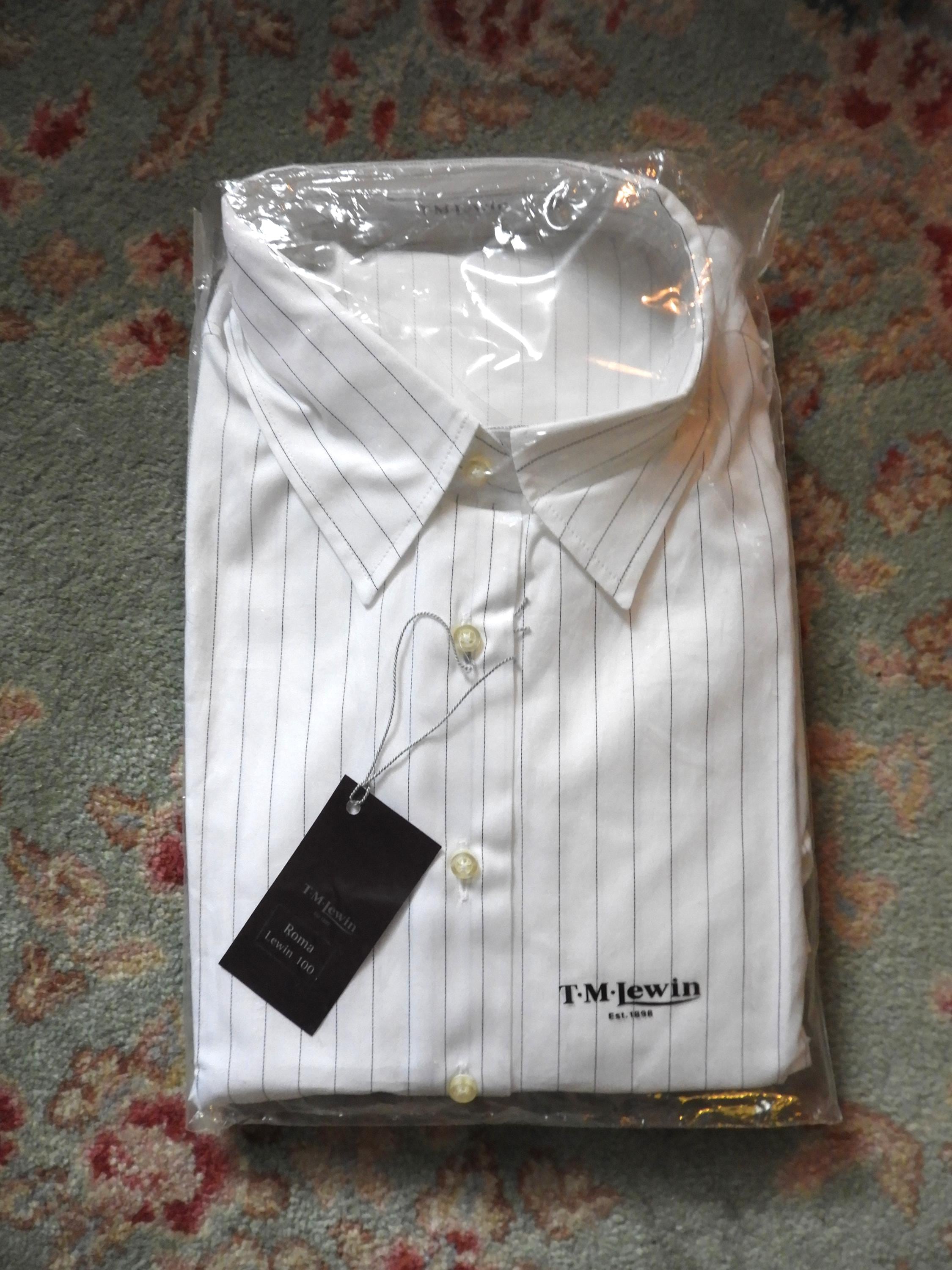 lewin dress shirts Tm Lewin Skinny Fit White Shirt Double Cuff Buy Tm Lewin Dinner Shirt Outlet