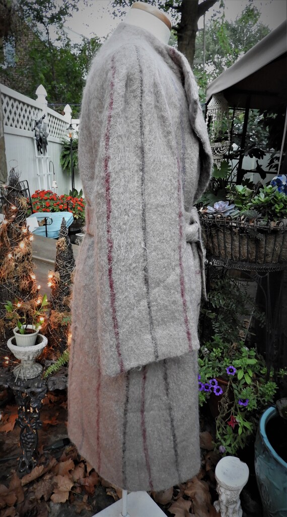 Vtg 1980's Grey Mohair Ladies Coat, Ladies Mohair… - image 6