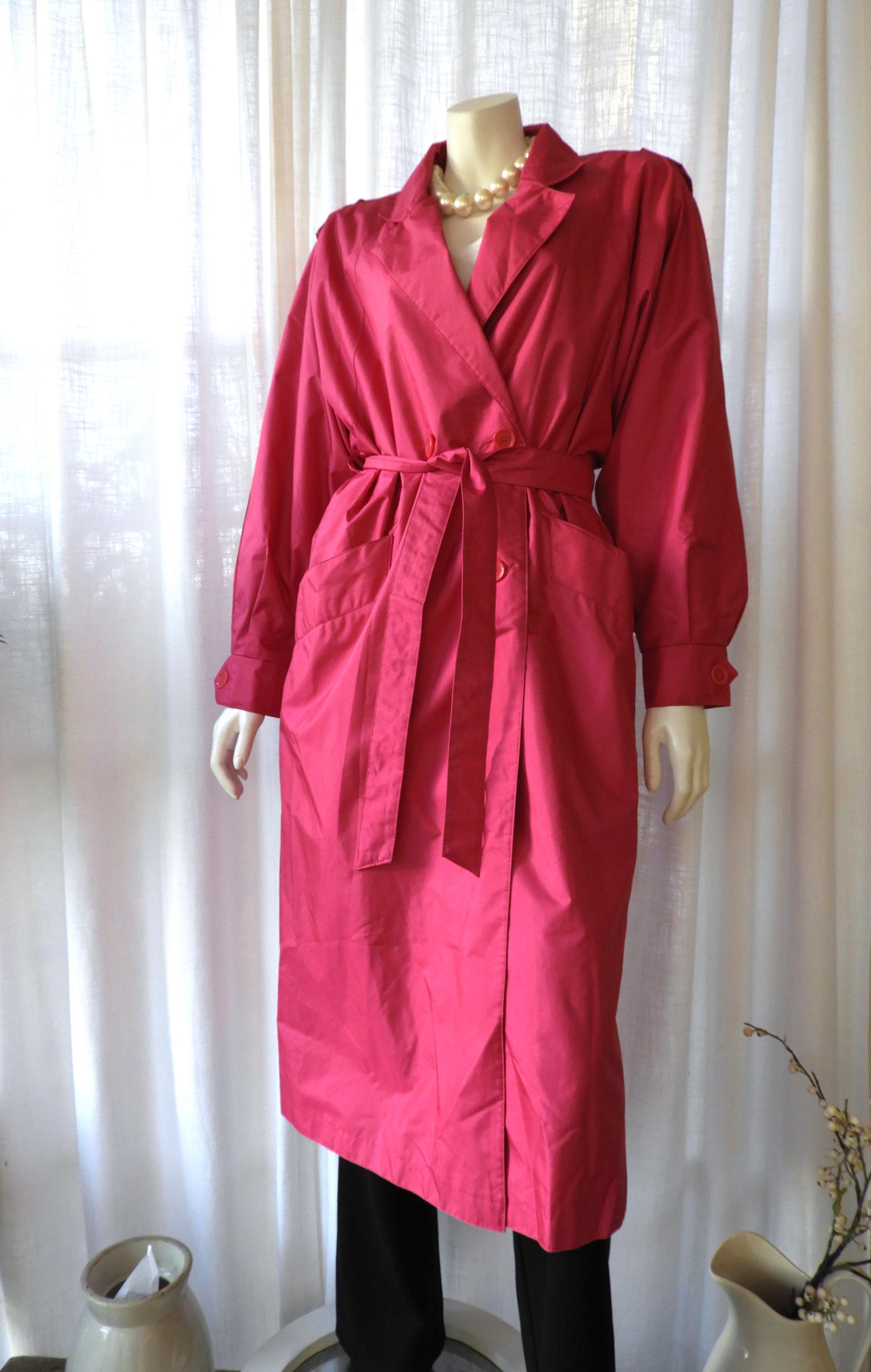 Pink trench coat - Etsy 日本