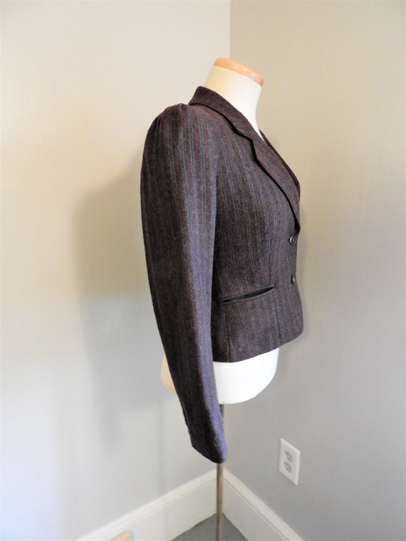 Vtg 1970's Ladies Short Wool Jacket, Vtg J. Galle… - image 6