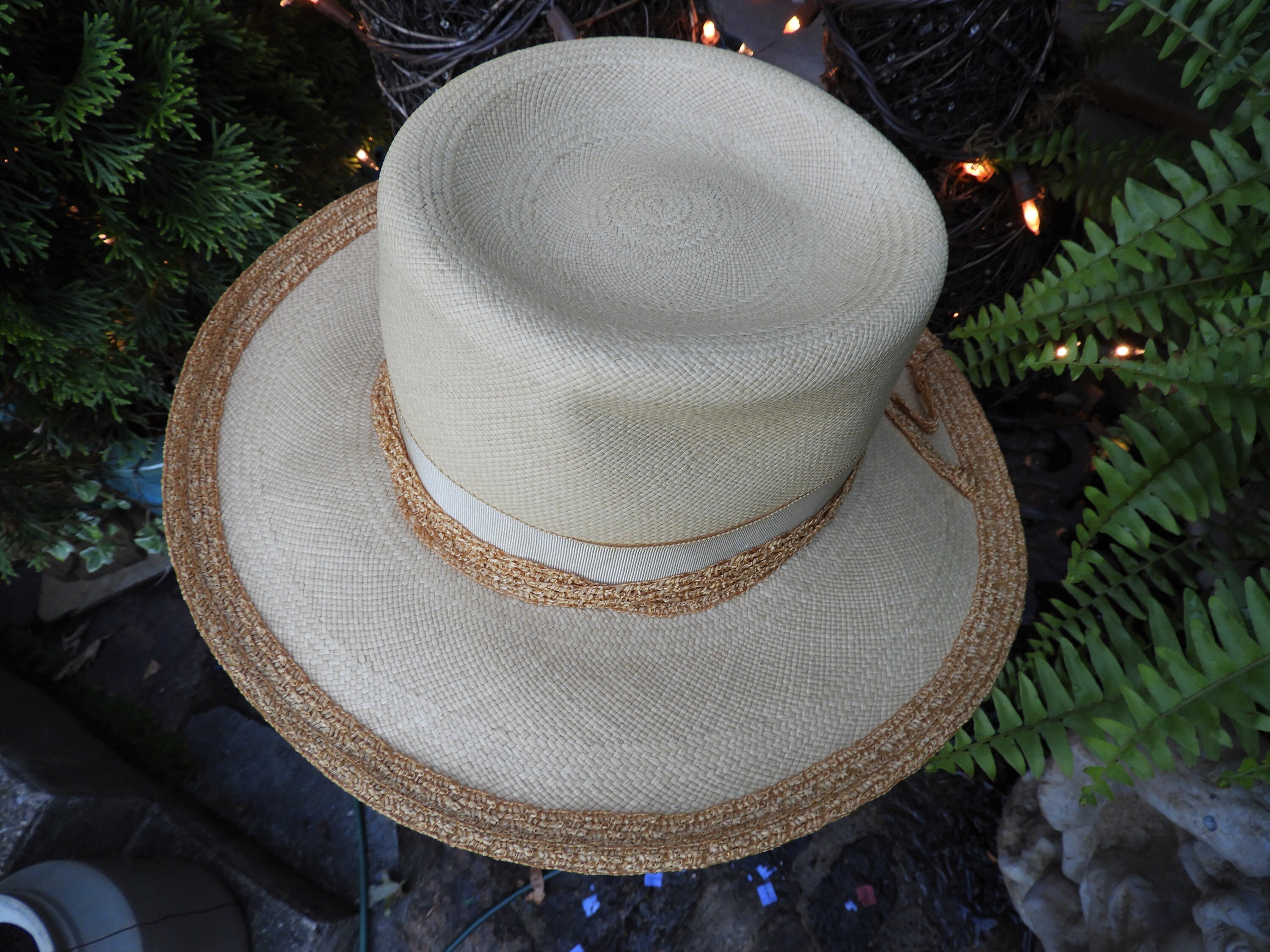 OLD JOE&CO. WIDE BRIM STRAW HAT 帽子 BLACK OLD JOE&CO. WIDE BRIM STRAW HAT 帽子 BLACK