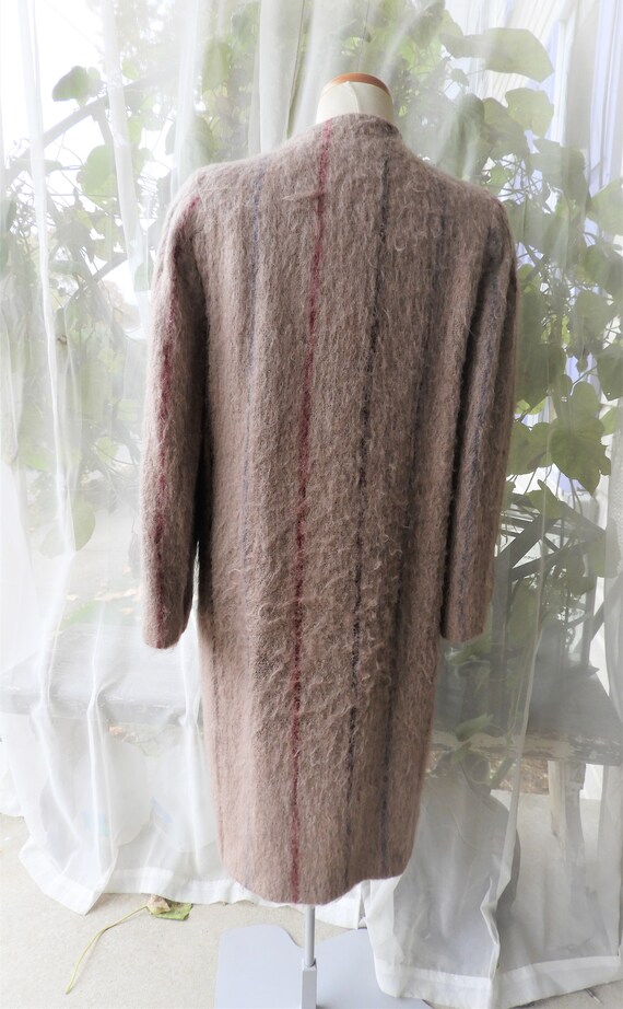 Vtg 1980's Grey Mohair Ladies Coat, Ladies Mohair… - image 9