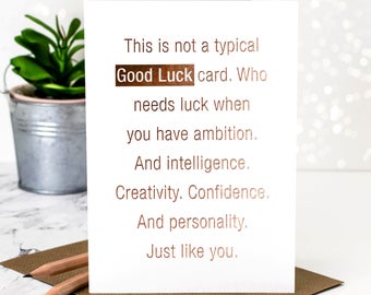 Good Luck Card GC380