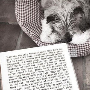 Wordy Dog Quotes Print, Dog Lover Gift, Dog Quotes Poster AP122 image 5