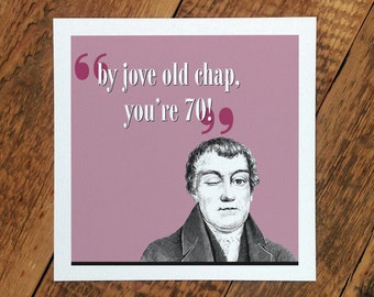 70th Birthday Card For Men GC238