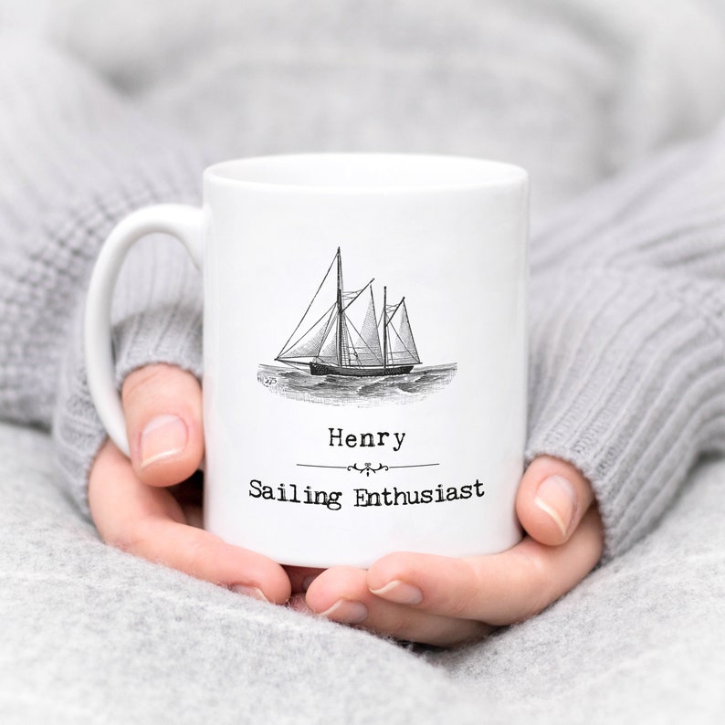 Sailing Gift 'sailing Enthusiast' Mug MUG1510 Etsy UK