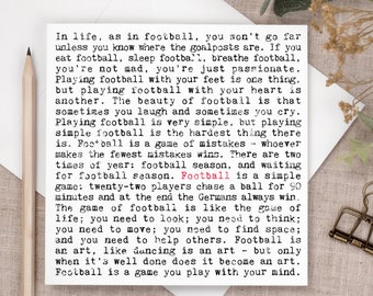 Football Birthday Card GC684