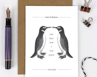 Penguin Anniversary Love Card