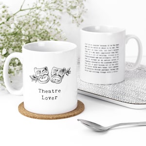 Regalo de teatro, taza para amantes del teatro MUG1502