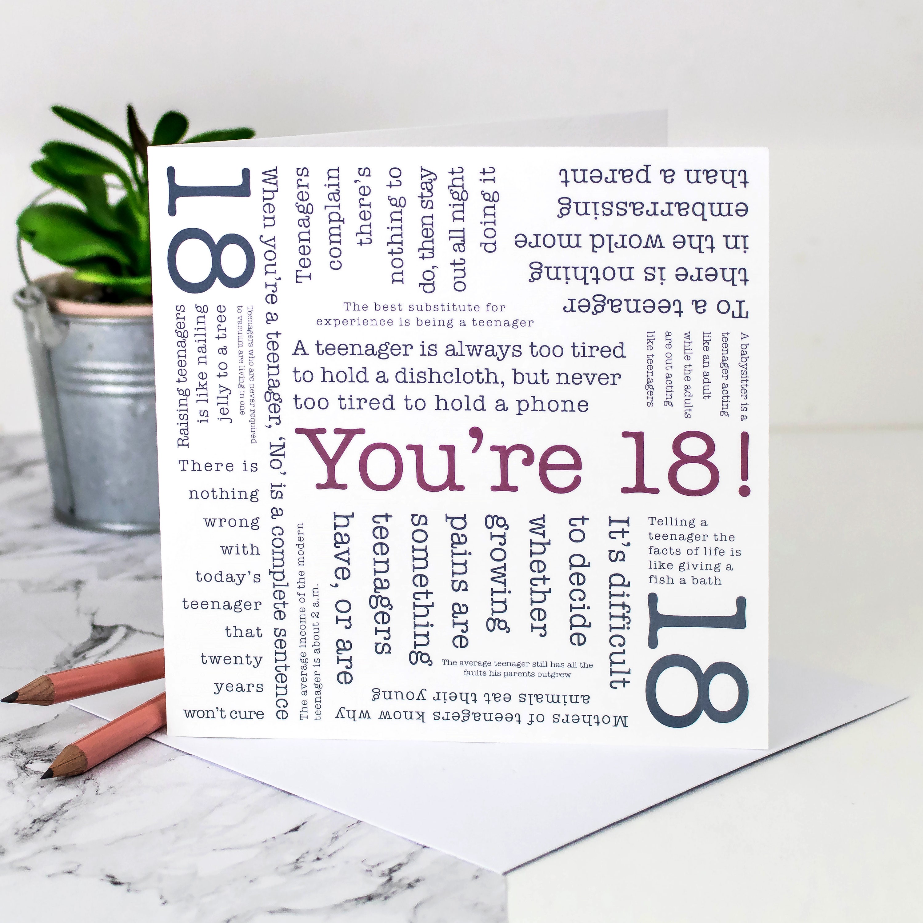 18th Birthday Card Personalised 18th Birthday Card GC570 Etsy