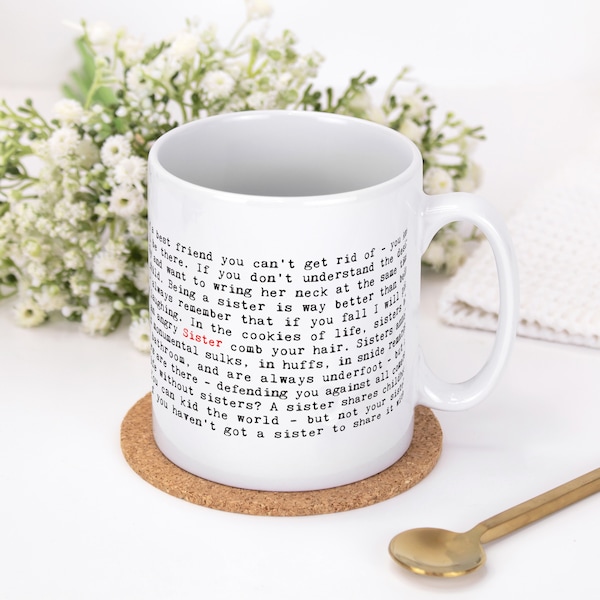 Sister Mug, Sister Gift, Sister Quotes MUG1016